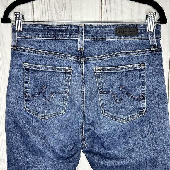 ADRIANO GOLDSCHMIED Farrah Ankle High Rise Skinny Jean AG-ED Denim Blue Size 29R - Picture 8 of 10